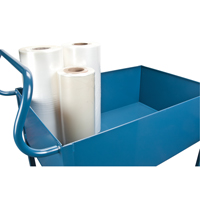 Chariots de service &agrave; bordure profonde, 2 Tiers, 24" la x 47" h x 36" p, Capacit&eacute; 1200 lb Rideout Tool & Machine Inc.