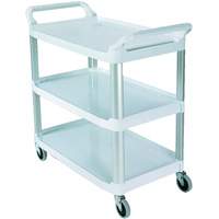 Chariot avec tablette et parois ouvrantes, 3 tiers, 40" x 37" x 20", Capacit&eacute; 300 lb Rideout Tool & Machine Inc.