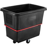Chariot utilitaire &agrave; usage intensif, Plastique recycl&eacute; noir, 44-3/8" lo x 31" la x 38-1/4" h, Volume 16 pi³, Capacit&eacute; 1000 lb Rideout Tool & Machine Inc.