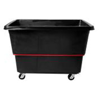 Chariot utilitaire &agrave; usage intensif, Plastique recycl&eacute; noir, 59"/34-5/8" lo x 34"/59-1/64" la x 42-1/16"/42-7/8" h, Volume 27 pi³, Capacit&eacute; 1200 lb Rideout Tool & Machine Inc.