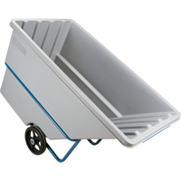 Tilt Truck, Polyethylene, 1.1 cu. yd., 2000 lbs. Load Capacity Rideout Tool & Machine Inc.
