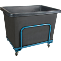 Tapered Wall Box Truck, Polyethylene, 43" L x 30" W x 33" H, 16 cu. ft. Volume, 800 lbs. Capacity Rideout Tool & Machine Inc.