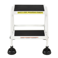 Stop-Step Ladders, 2 Steps, 16" Step Width, 18-9/16" Platform Height, Steel Rideout Tool & Machine Inc.