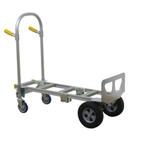 SPTN-JR-T18-SR Spartan Jr. Convertible Hand Truck, Aluminum, 1000 lbs. Capacity Rideout Tool & Machine Inc.