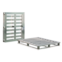 Palette &agrave; cadre tubulaire en aluminium 4 c&ocirc;t&eacute;s Rideout Tool & Machine Inc.