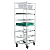 Chariot &agrave; tablettes, 8 Tiers, 20-7/8" la x 67" h x 27" p, Capacit&eacute; 600 lb Rideout Tool & Machine Inc.