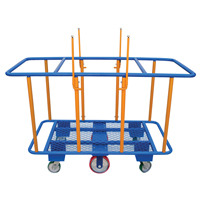 Horizontal Panel Cart, 63-7/16" x 28-1/2" x 40-15/16", 2000 lbs. Capacity MO515 | Rideout Tool & Machine Inc.