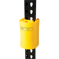 Polyethylene Rack Guard, 5" W x 6" L x 8" H, Yellow MO763 | Rideout Tool & Machine Inc.