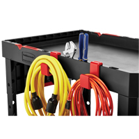 Chariot utilitaire robuste et polyvalent, 2 tiers, 17-3/4" x 36" x 46-1/5", Capacit&eacute; 500 lb Rideout Tool & Machine Inc.