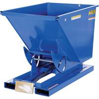 Self-Dumping Hopper, Steel, 1/2 cu.yd., Blue MO920 | Rideout Tool & Machine Inc.