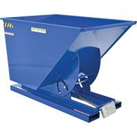 Self-Dumping Hopper, Steel, 1 cu.yd., Blue MO922 | Rideout Tool & Machine Inc.