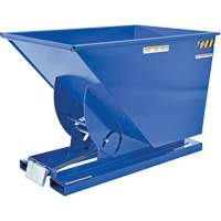 Self-Dumping Hopper, Steel, 1 cu.yd., Blue MO922 | Rideout Tool & Machine Inc.