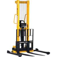 Manual Hydraulic Stacker, Hand Pump Operated, 2000 lbs. Capacity, 35" Max Lift Rideout Tool & Machine Inc.