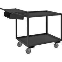 Order Picking Cart, 40-1/4" H x 24-1/4" W x 52-3/8" D, 2 Shelves, 1200 lbs. Capacity MO997 | Rideout Tool & Machine Inc.