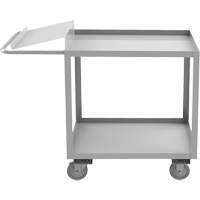 Industrial Grade Order Picking Cart, 39" H x 18-1/8" W x 45" D, 2 Shelves, 1200 lbs. Capacity MP002 | Rideout Tool & Machine Inc.