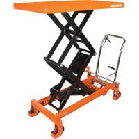 Hydraulic Scissor Lift Table, 48" L x 24" W, Steel, 1540 lbs. Capacity MP012 | Rideout Tool & Machine Inc.