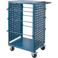 Mobile Wire Spool Cart, Steel, 6 Rod, 21" W x 48" H x 38" D, 1200 lbs. Capacity Rideout Tool & Machine Inc.