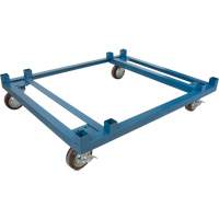 Dolly for Stacking Container, 48.5" W x 40-1/2" D x 10" H, 3000 lbs. Capacity Rideout Tool & Machine Inc.