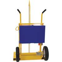 Chariot pour chalumeau et bouteille &agrave; gaz, Roues Rempli de mousse, Base de 24" la x 19-1/2" lo, 500 lb Rideout Tool & Machine Inc.