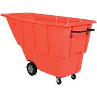 Tilt Truck, Polyethylene, 0.5 cu. yd., 450 lbs. Load Capacity Rideout Tool & Machine Inc.