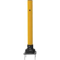 SlowStop<sup>®</sup> Drilled Flexible Rebounding Bollards, Steel, 42" H x 4" W, Yellow MP186 | Rideout Tool & Machine Inc.