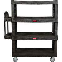 Chariot utilitaire robuste et ergonomique, 4 tiers, 24-1/4" x 62-2/5" x 54-1/10", Capacit&eacute; 700 lb Rideout Tool & Machine Inc.
