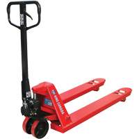 Pallet Truck with Polyurethane Wheels, Steel, 48" L x 27" W, 5500 lbs. Capacity MP516 | Rideout Tool & Machine Inc.