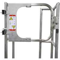 EdgeHalt<sup>®</sup> Ladder Safety Gate, 20-7/8" H x 30"- 40" W MP719 | Rideout Tool & Machine Inc.