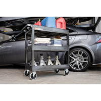 Tub Cart, 3 Tiers, 35-1/4" x 37-1/4" x 18", 375 lbs. Capacity Rideout Tool & Machine Inc.