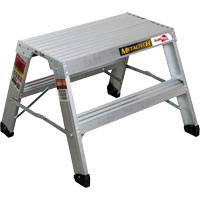 Portable Work-Stand Saw Horse, Aluminum Frame, 12-1/4" D x 24" H Rideout Tool & Machine Inc.