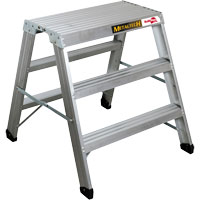 Portable Work-Stand Saw Horse, Aluminum Frame, 12-1/4" D x 36" H Rideout Tool & Machine Inc.