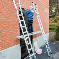 Telescoping Work Plank, 204" W x 12" D, 250 lbs. Capacity, Knocked Down Rideout Tool & Machine Inc.