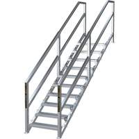 SmartStairs™ 6-10 Steps Modular Construction Stair System, 75" H x MP920 | Rideout Tool & Machine Inc.