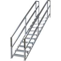 SmartStairs™ 11-16 Steps Modular Construction Stair System, 120" H x MP921 | Rideout Tool & Machine Inc.