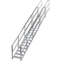 SmartStairs™ 17-21 Steps Modular Construction Stair System, 157-1/2" H x MP922 | Rideout Tool & Machine Inc.