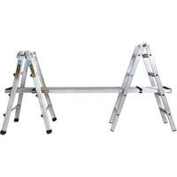 Telescoping Multi-Position Ladder, Aluminum, 300 lbs., CSA Grade 1A MP923 | Rideout Tool & Machine Inc.