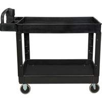 Utility Cart, 2 Tiers, 25-5/8" x 33-1/2" x 43-3/4", 550 lbs. Capacity Rideout Tool & Machine Inc.