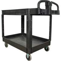 Utility Cart, 2 Tiers, 25-5/8" x 33-1/2" x 43-3/4", 550 lbs. Capacity Rideout Tool & Machine Inc.