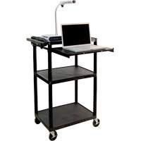 Electric Utility Cart, 3 Tiers, 24" x 42" x 18", 300 lbs. Capacity Rideout Tool & Machine Inc.