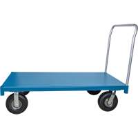 Heavy-Duty Platform Truck, 48" L x 24" W, 1200 lbs. Capacity, Flat Free Casters Rideout Tool & Machine Inc.