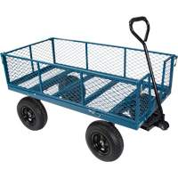 Wagon avec c&ocirc;t&eacute;s rabattables, 24" la x 48" la x Capacit&eacute; 800 lb Rideout Tool & Machine Inc.