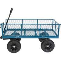 Wagon avec c&ocirc;t&eacute;s rabattables, 24" la x 48" la x Capacit&eacute; 800 lb Rideout Tool & Machine Inc.