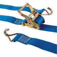 Tendeur d'arrimage utilitaire robuste, Crochet en J, 2" la x 20' lo, Charge d'utilisation 500 lb (227 kg) Rideout Tool & Machine Inc.