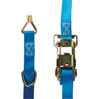 Ratchet Strap, J-Hook, 1" W x 16' L, 835 lbs. (379 kg) WLL Rideout Tool & Machine Inc.