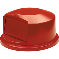 Round Brute&reg; Tops, Dome Lid, Plastic/Polyethylene, Fits Container Size: 24" Dia. Rideout Tool & Machine Inc.