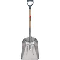 #8 Grain Scoop Shovel, Wood, Aluminum Blade, D-Grip Handle, 29" Length Rideout Tool & Machine Inc.
