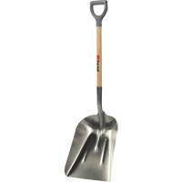 Grain Scoop #8, Wood, Aluminum Blade, D-Grip Handle Rideout Tool & Machine Inc.