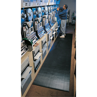 Standard Mat No.381, Ergonomic, 3' x 105' x 1/8", Black Rideout Tool & Machine Inc.