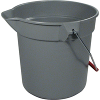 Brute<sup>®</sup> Bucket, 2.5 US Gal. (10 qt.) Capacity, Grey NB853 | Rideout Tool & Machine Inc.