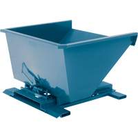 Self-Dumping Hopper, Steel, 3/4 cu.yd., Blue NB954 | Rideout Tool & Machine Inc.